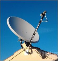 antena en tejado